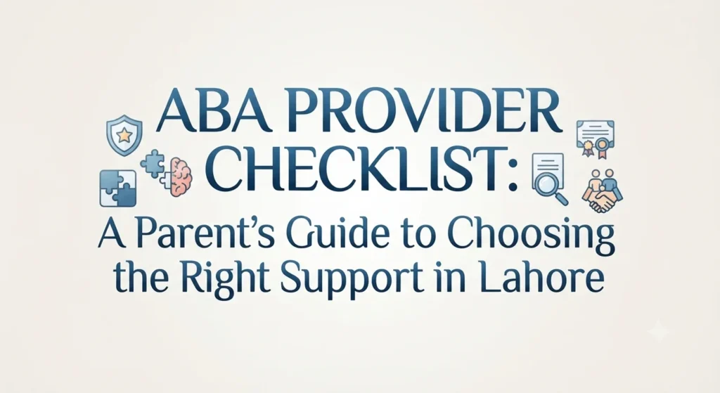 ABA Therapy Provider in Lahore